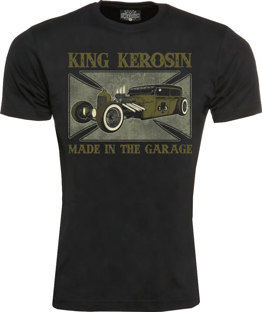 King Kerosin T-Shirt  The Garage Black-S Produktbild 