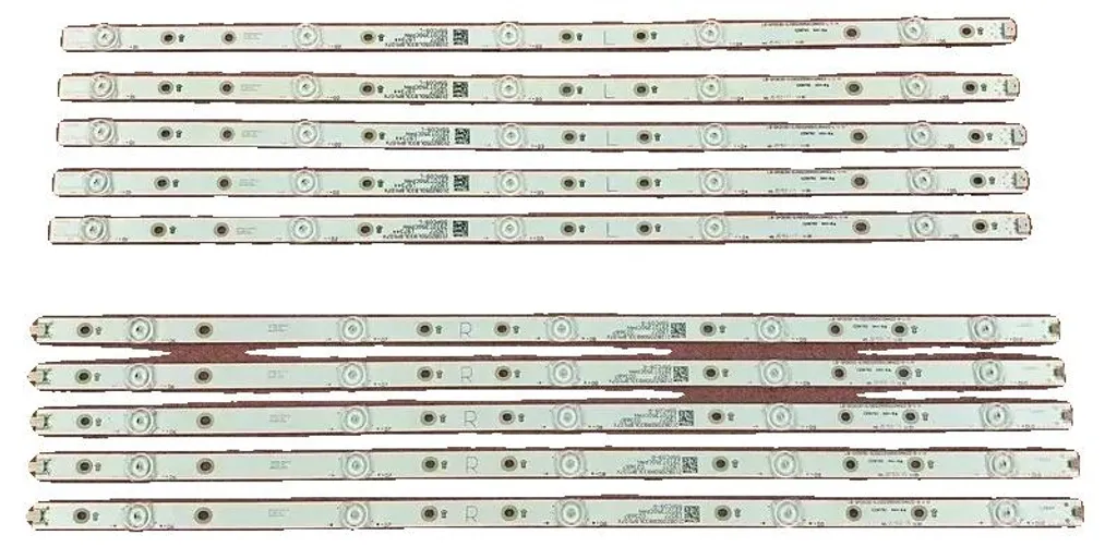 Barre LED 1080mm aluminium flux 60 lm, kit rétroéclairage TV polyvalent