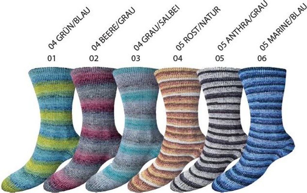 ONLine KKK Merino Extrafein 4-fädig 100g/420 m 75% Schurwolle(Merino) 25% Polyamid 01