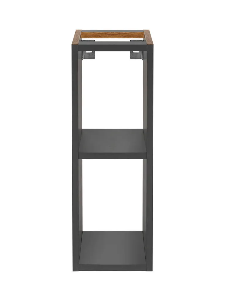 Rangement sous vasque 20 cm gris pour optimiser les petites salles d'eau