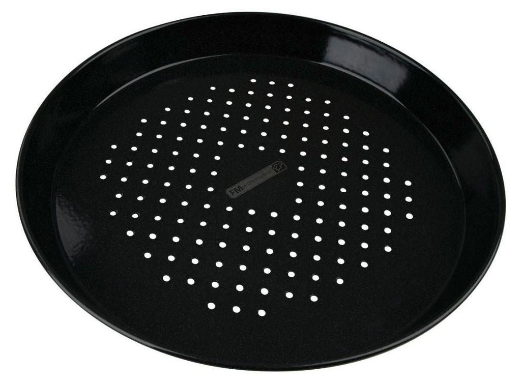 Plaque à pizza perforée ronde four et barbecue 32 cm FM Image du produit 