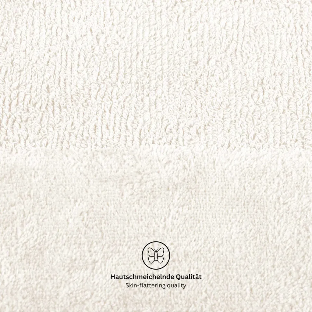 Serviette d'invité pour espace invités blanc 30x50 cm SCHÖNER WOHNEN - 5