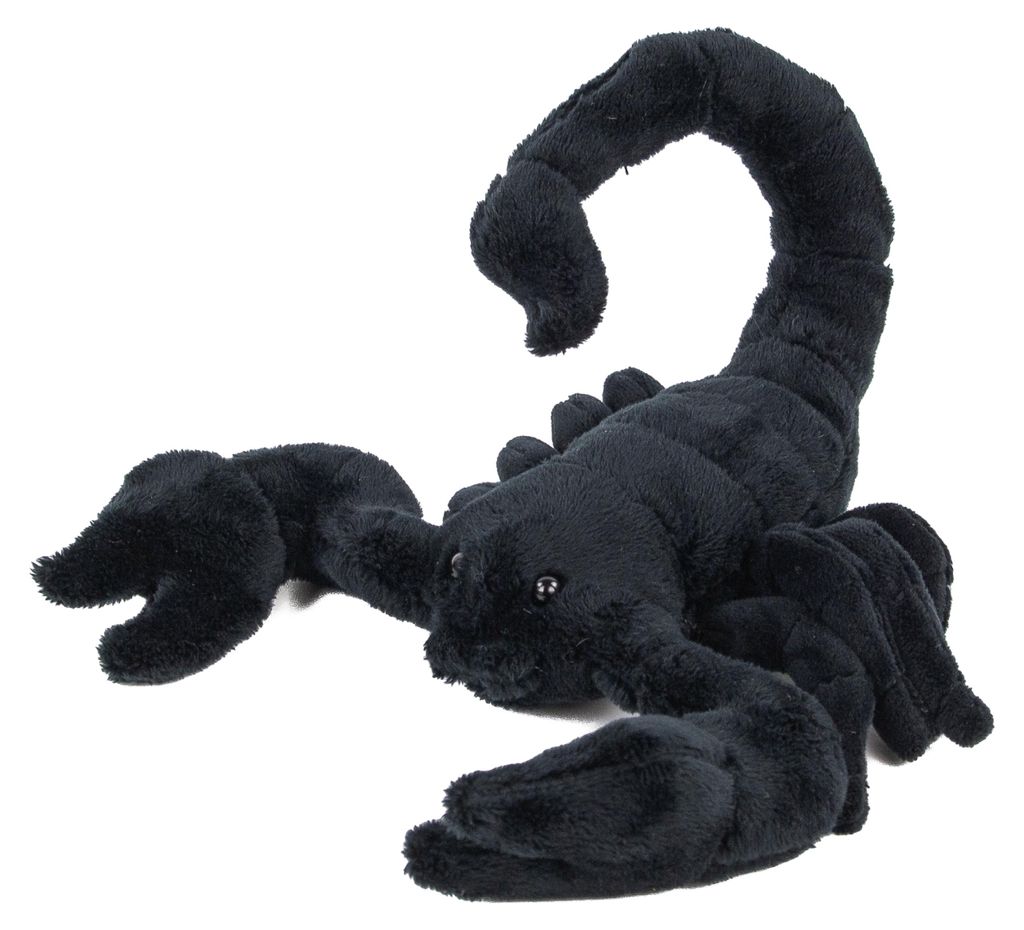 Kuscheltier Skorpion schwarz 26 cm Plüschskorpion Produktbild 