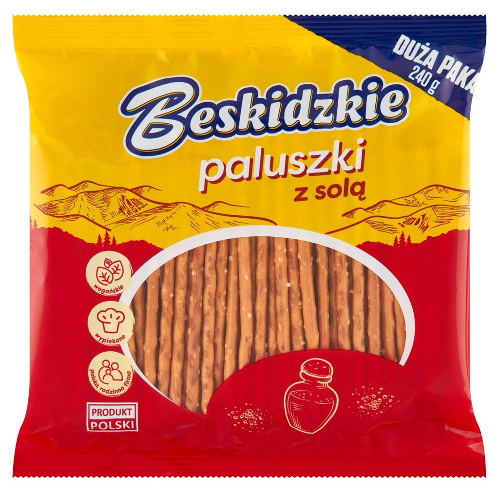 Paluszki Beskidzkie z solą 240 g Immagine del prodotto 