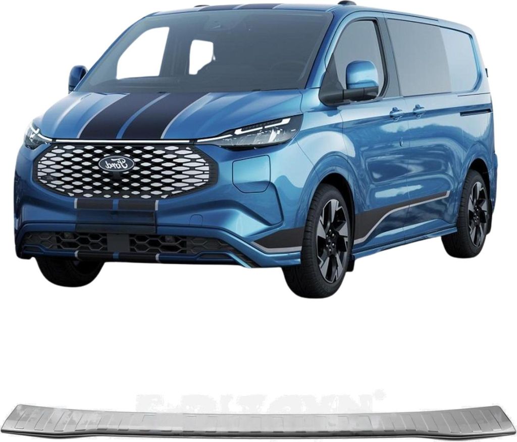 Modanatura del paraurti in acciaio inox cromato Ford Custom Immagine del prodotto 