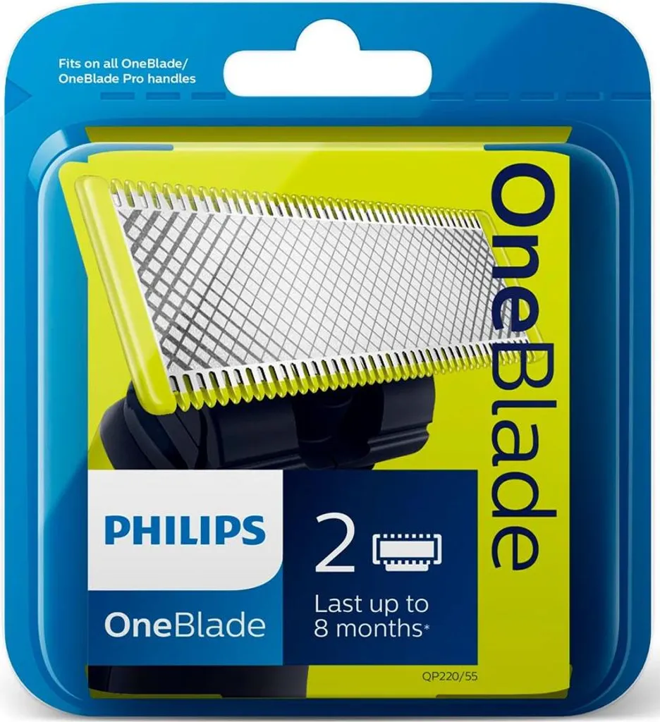 Pack 2 Lames One Blade QP220/55 contre les Irritations du Rasage