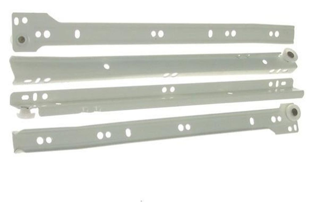Rolkowa PR-1011-500 Schubladenführung weiß 500 mm Metall