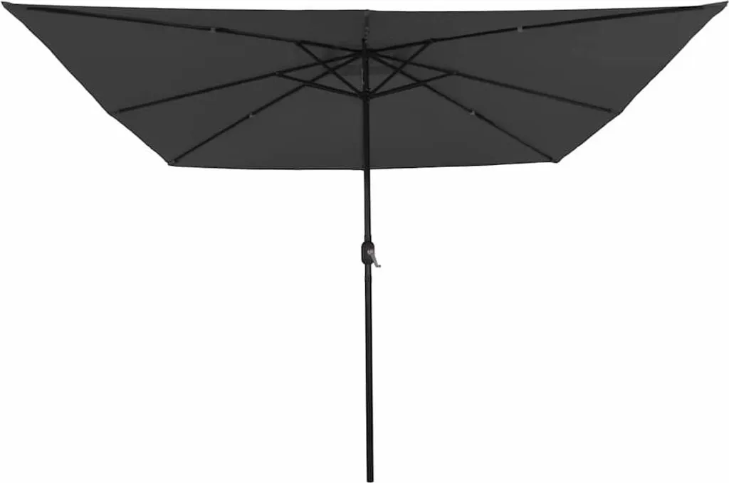 Parasol de jardin anthracite 295 cm - Protégez-vous efficacement du soleil - 3