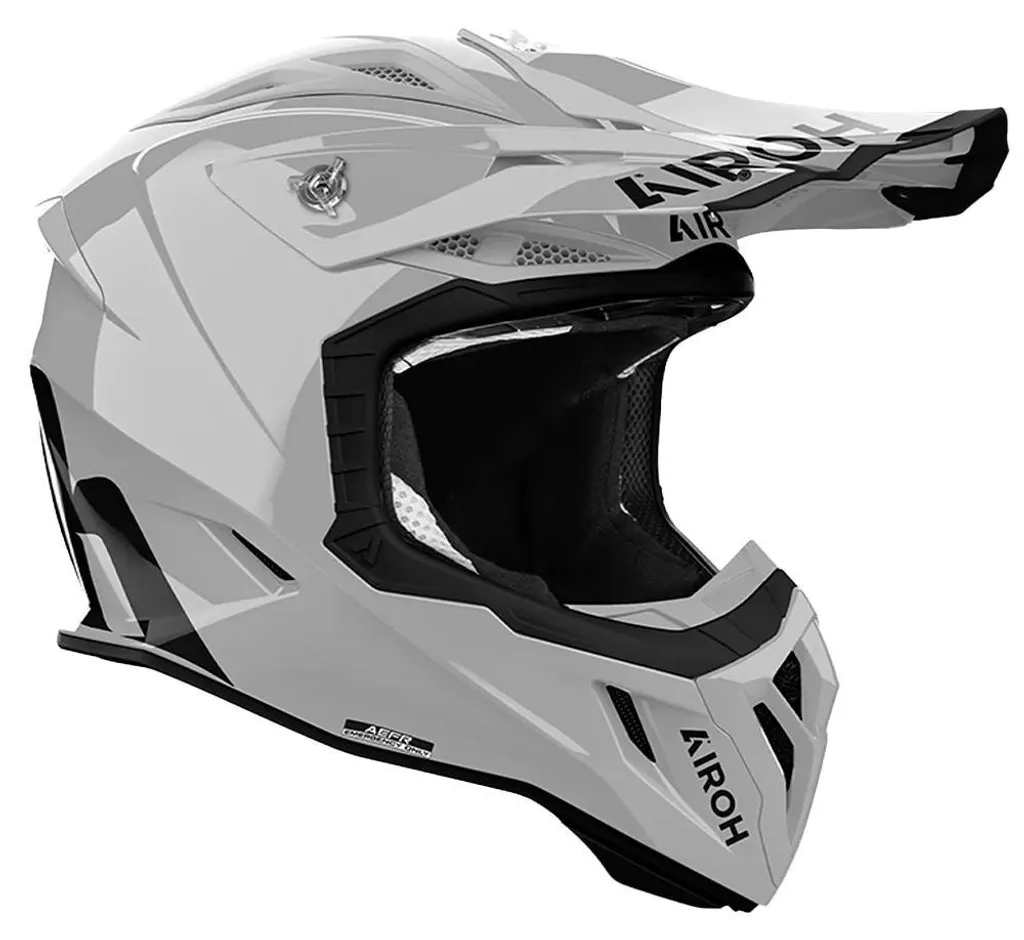 Casque Motocross Airoh Aviator Ace 2 Solid Gris Mat Taille L 59-60cm