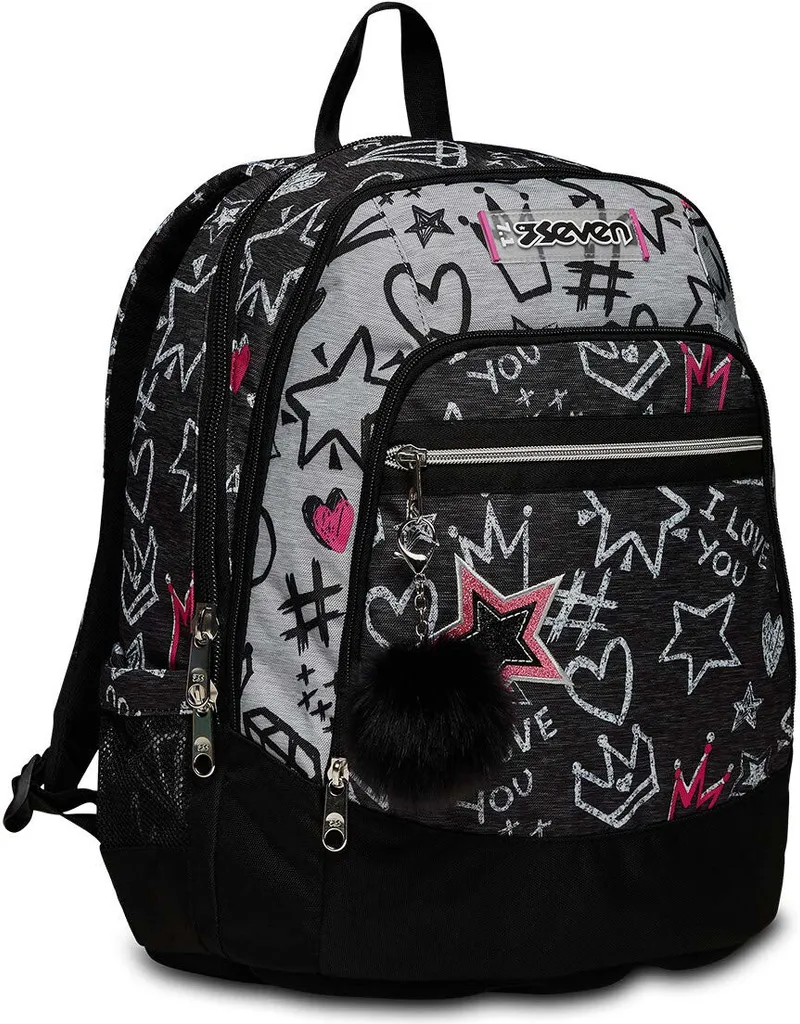 Sac à dos Seven 200102317-822 Multicolore en Polyester résistant