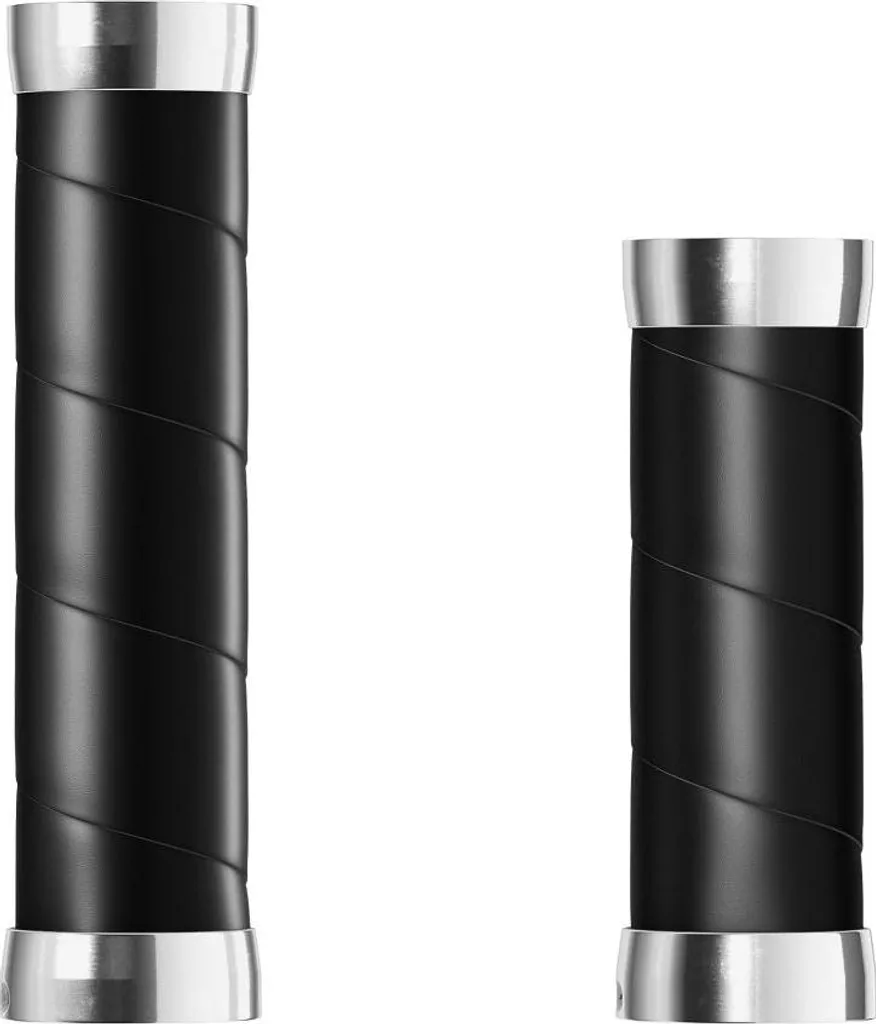 Poignée de meuble en cuir noir - Design élancé pour tiroirs