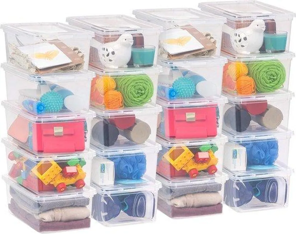 Boîte plastique 5L : finissez-en avec le désordre dans votre chambre