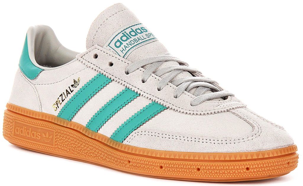 Adidas Handball Spezial in Hellgrau für Kinder – Größe 5 Produktbild 