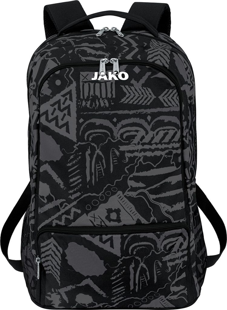 JAKO Uni Rucksack Tropicana, Farbe:schwarz/anthrazit, Größe:one Size