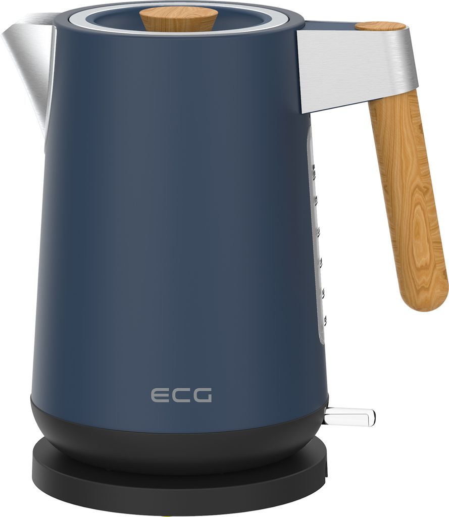 ECG RK 1768 Strix Timber Petrol | Wasserkocher | 1,7 Liter | 2200 W |