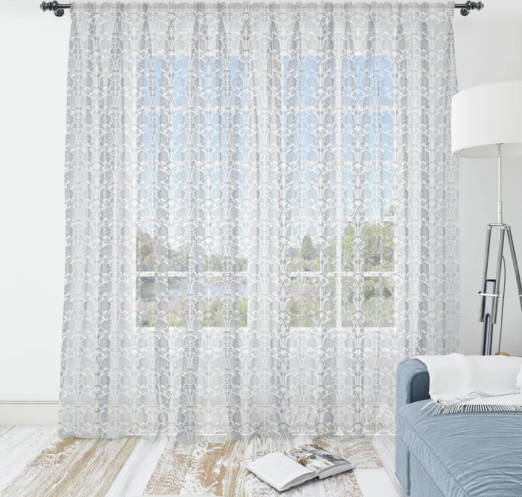 Telo Parete Vittoriano ABAKUHAUS - Decorazione Floreale Raso 274cm
