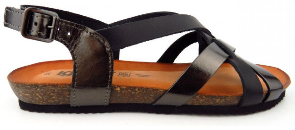 Igi & Co. DOY 76956 LEDER Sandale Schwarz in Gr. 37