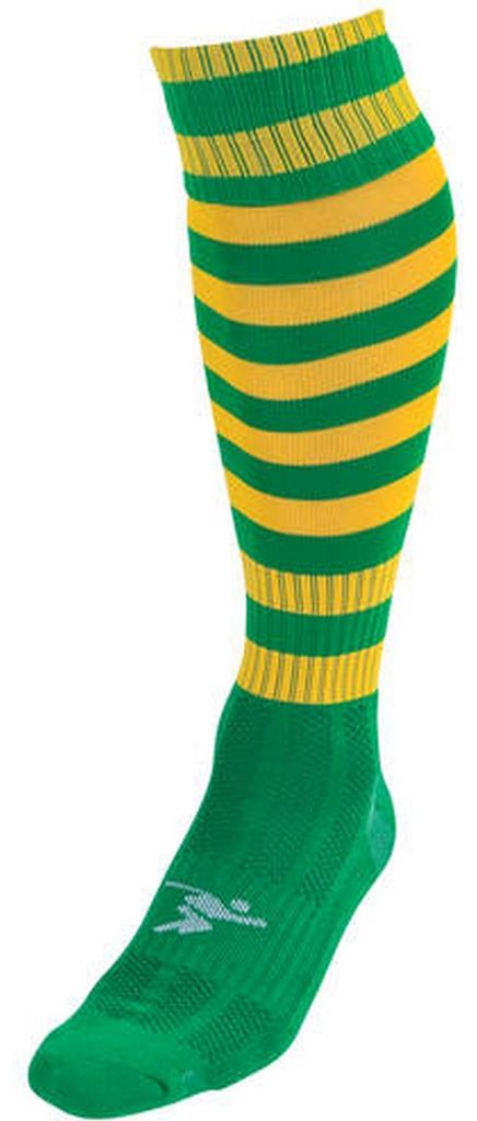 Precision - "Pro" Fußballsocken für Kinder RD274 (31 EU - 34 EU) (Grün/Gold)