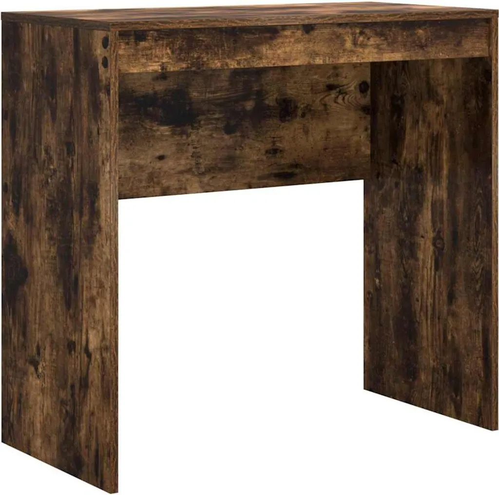 Scrivania Piccola Rovere Affumicato 80x40 - Perfetta per Camerette