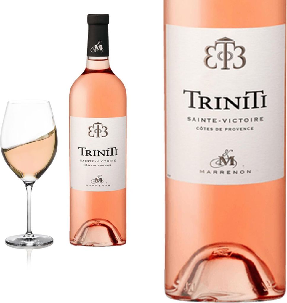 2022 Sainte Victoire Triniti Côtes de Provence von Marrenon Roséwein