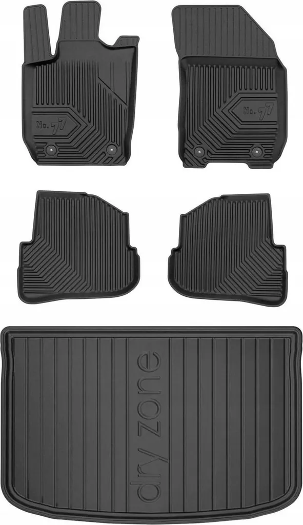 Tappetini in Gomma Linea 77 per Audi A1 (2010-2018) - Qualità Premium