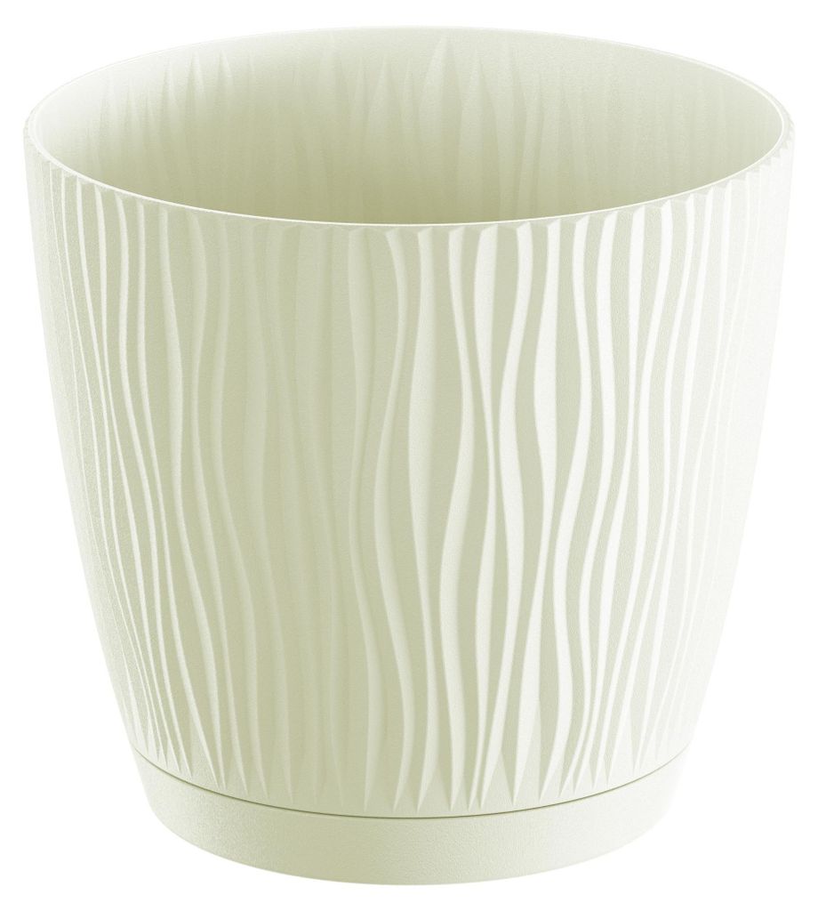 Prosperplast Pflanzentopf - Kunststoff - cremeweis - D24 x Produktbild 