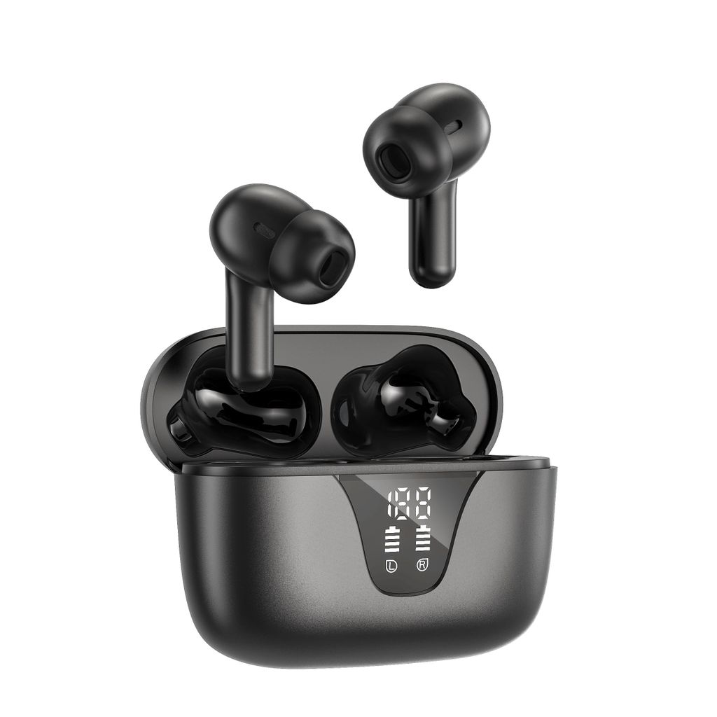 TWS kabellose Sport-Ohrhörer mit Geräuschunterdrückung Wasserdichtes Headset mit Mikrofon Kopfhörer Bluetooth-Ohrhörer