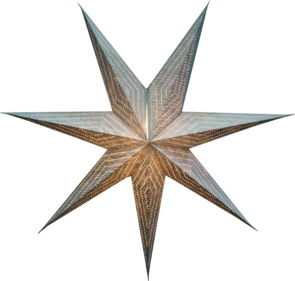 Stern aus Papier - grau - ca. 60 cm