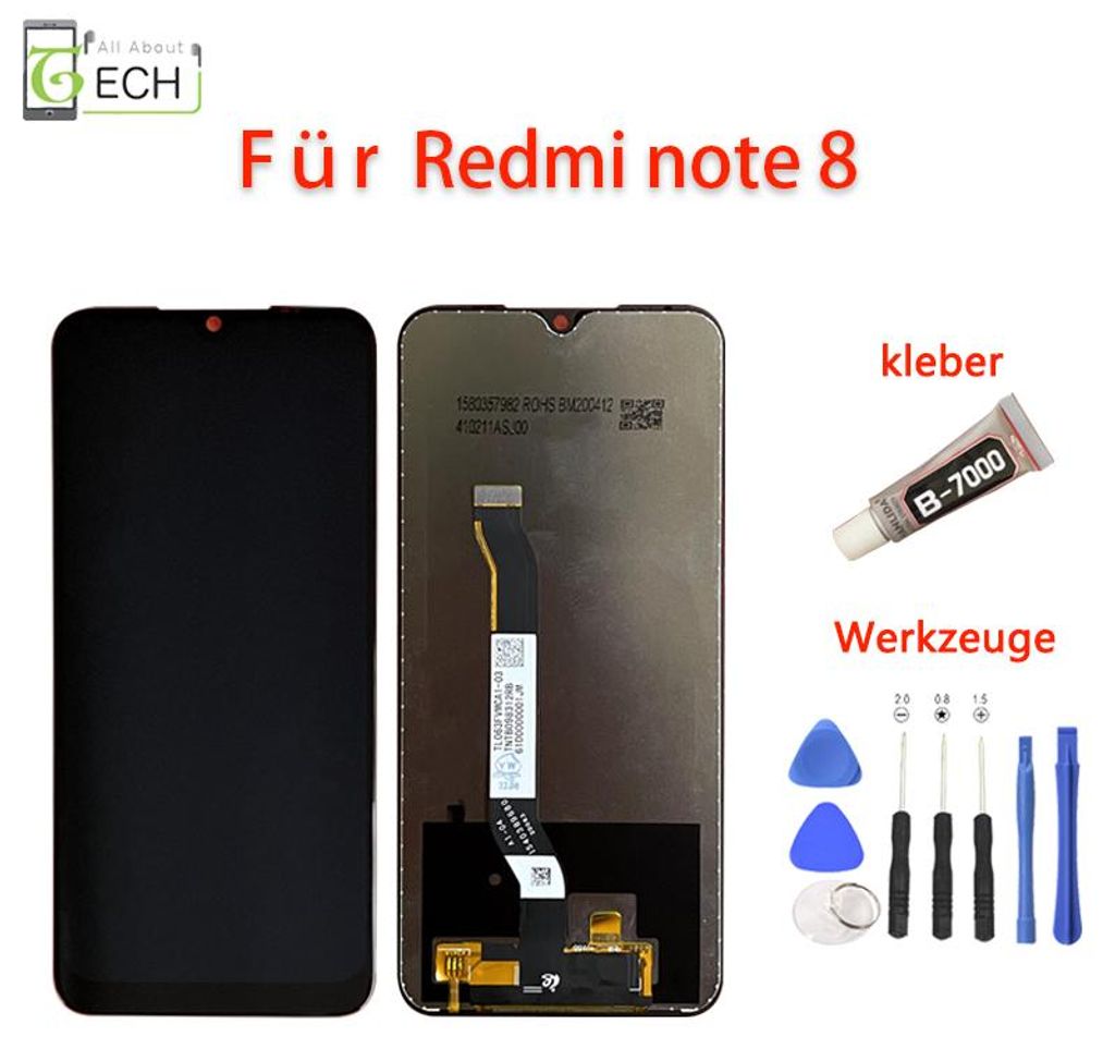 Für Xiaomi Redmi Note 8 2021 LCD Display Touch Screen Produktbild 