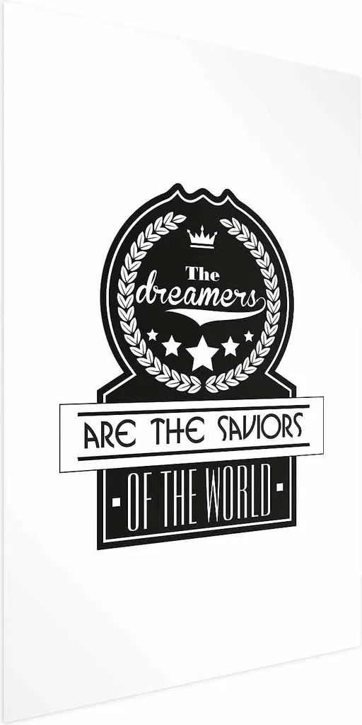 Poster Dreamers 60x90cm Stampa Artistica Senza Cornice con Bordo