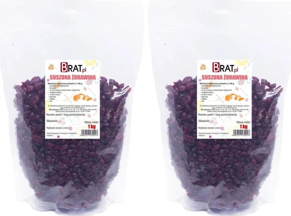 Mirtilli rossi 2x1kg Immagine del prodotto 