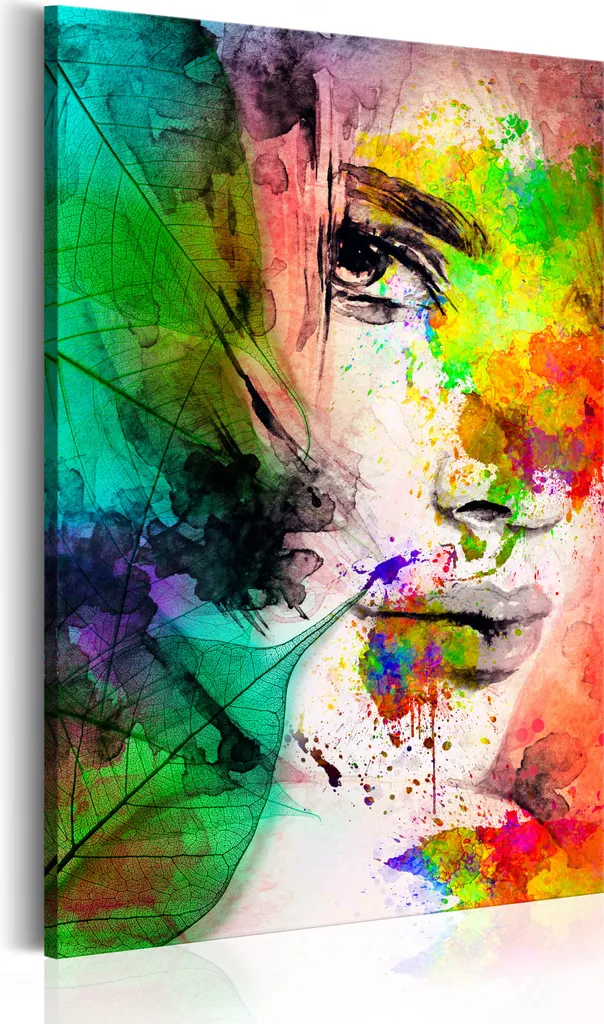 Tableau moderne h-B-0011-b-a 60x90cm - Impression sur toile Femme Abstrait