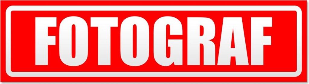 Fotograf invertiert Magnetschild Schild magnetisch