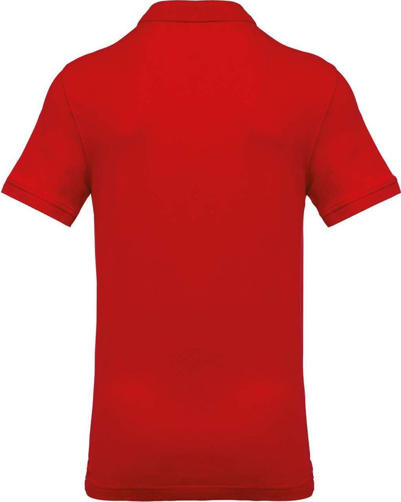 Kariban Herren Polo-Shirt Polohemd Poloshirt Polo Arbeit Shirt, Größe:4XL, Farbe:Rot