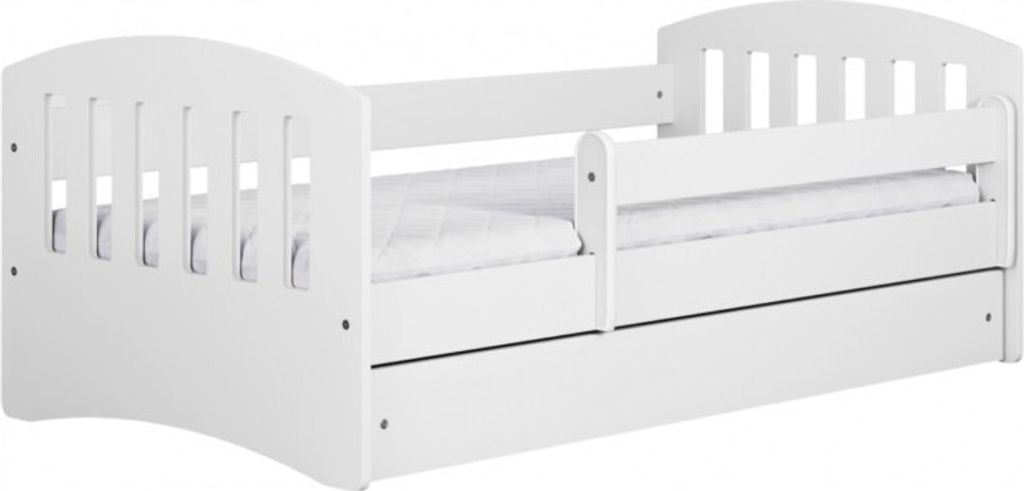 CDF Kinderbett Classic 1 | Größe: 140/80 | Spielbett | Hausbett | Ideal für Kinderzimmer und Jugendzimmer