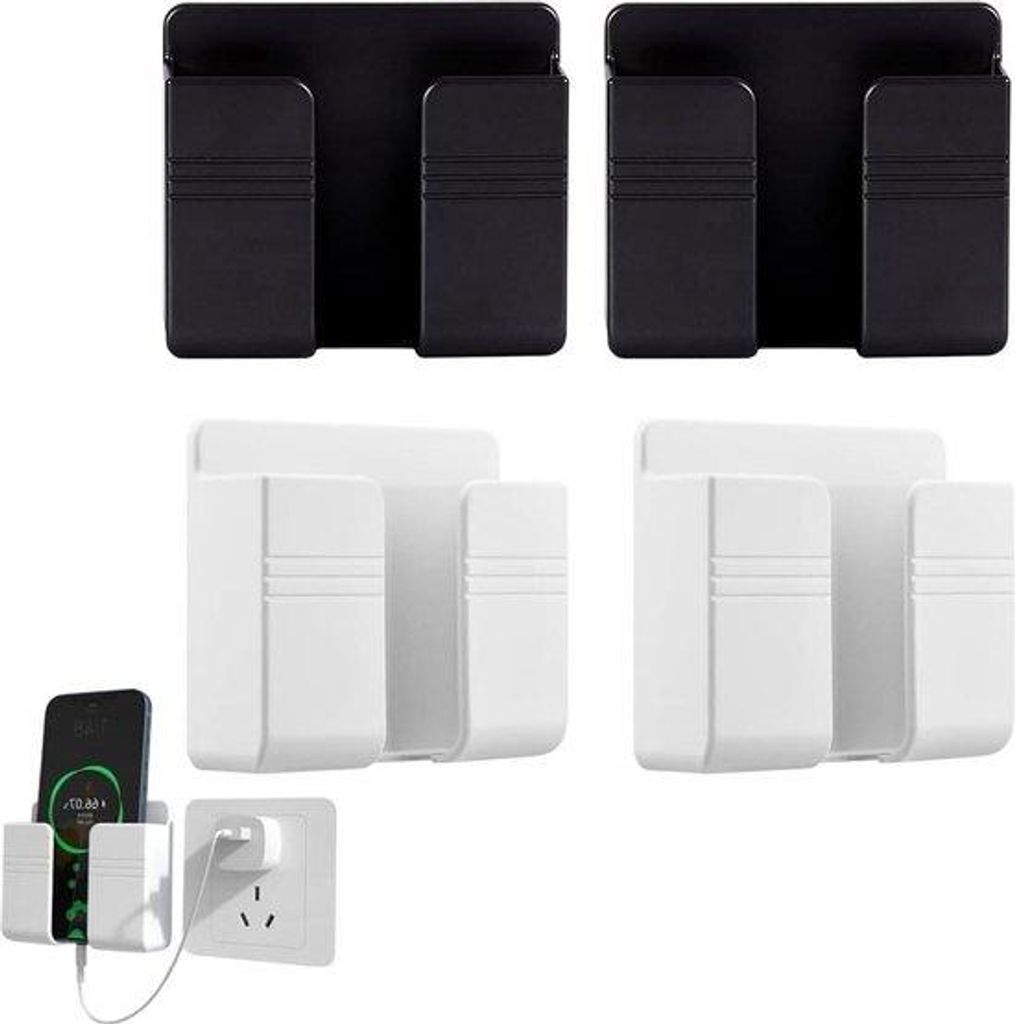 Handyhalterungen für Mobiltelefone - Multifunktionell - 4 Stücke - Schwarz