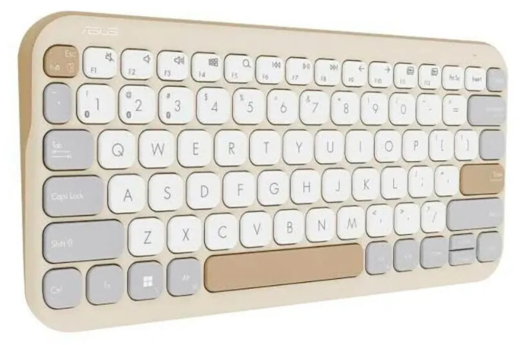 Clavier Bluetooth Compact ASUS KW100 - Connexion Multi-Appareils Gris - 7