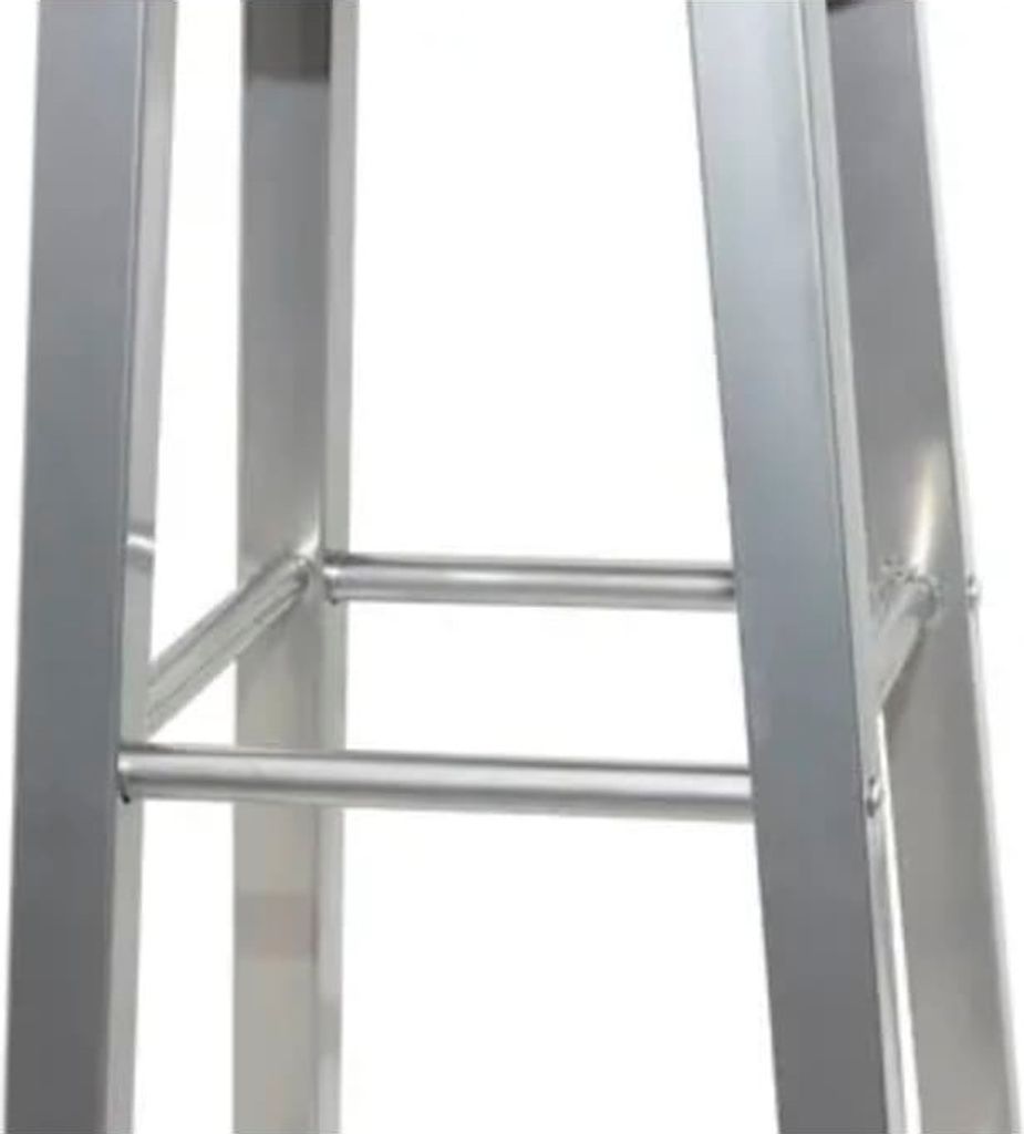 vidaXL Barhocker 2 Stk. Metall mit MDF-Sitz Produktbild 