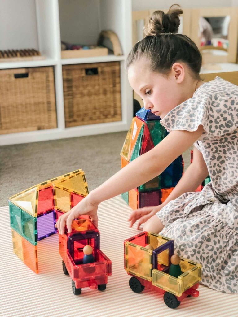 Magnetic Tiles Magnetická stavebnica 24 kusov autíčok Obrázok produktu 9