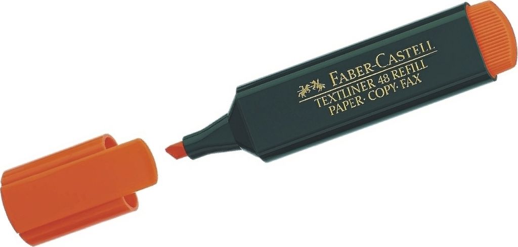 Faber-Castell TEXTLINER 48 Orange Textmarker (10 Stück)