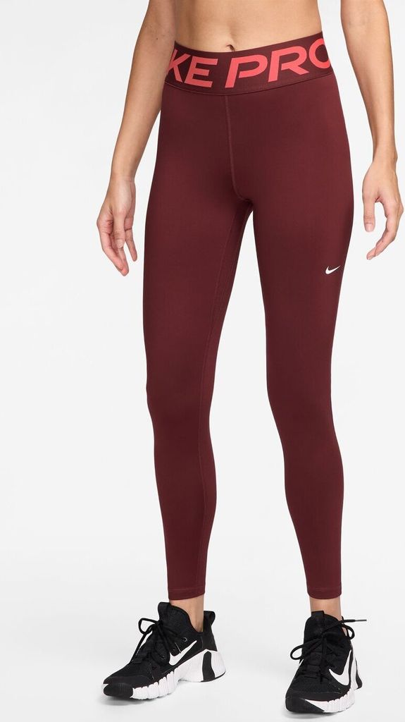 Nike W Np Sculpt Df Hr Tight Dark Team Red/White Dark Team Red/White M
