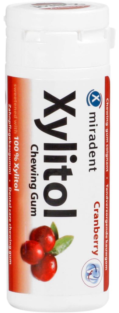 Miradent Xylitol Chewing Gum Cranberry 30 St