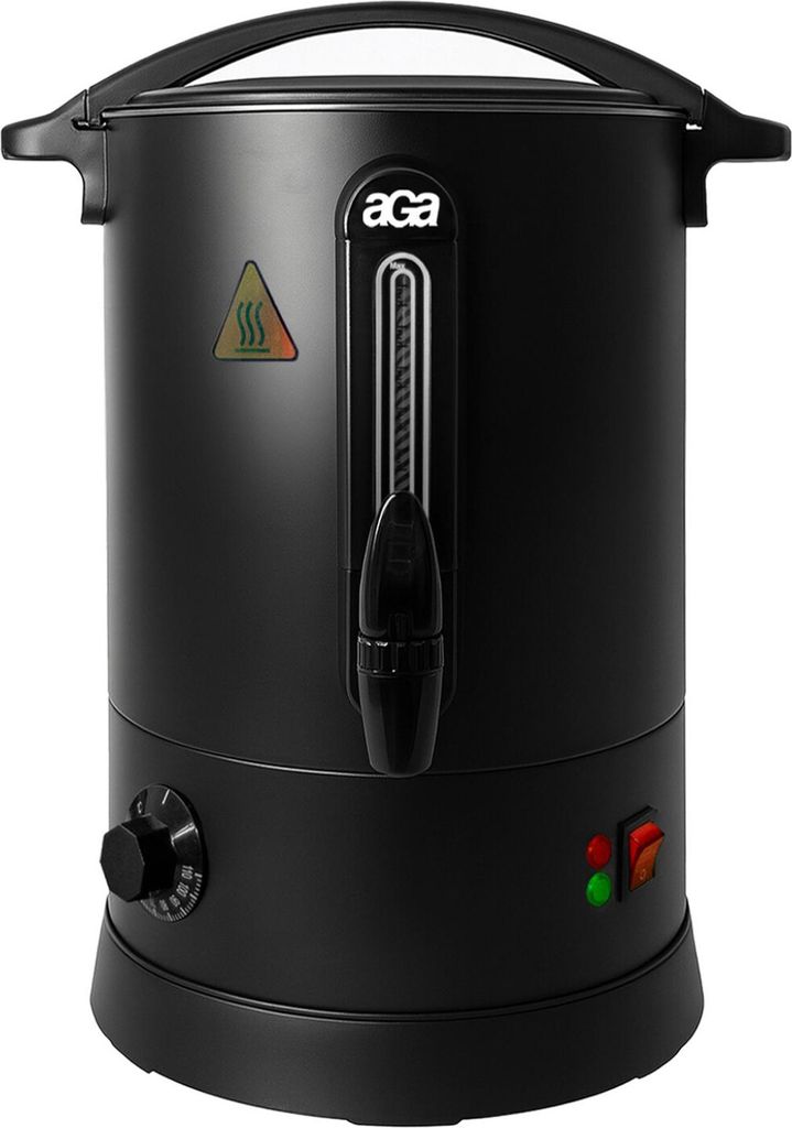 Aga Glühweinkocher 8 l Schwarz Einkochautomat aus Edelstahl Produktbild 
