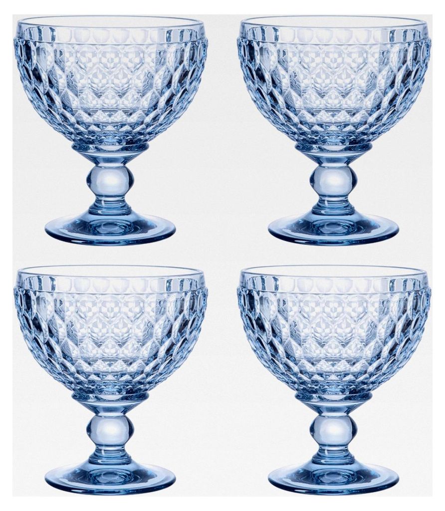 Boston 4er Set Sektschalen blau