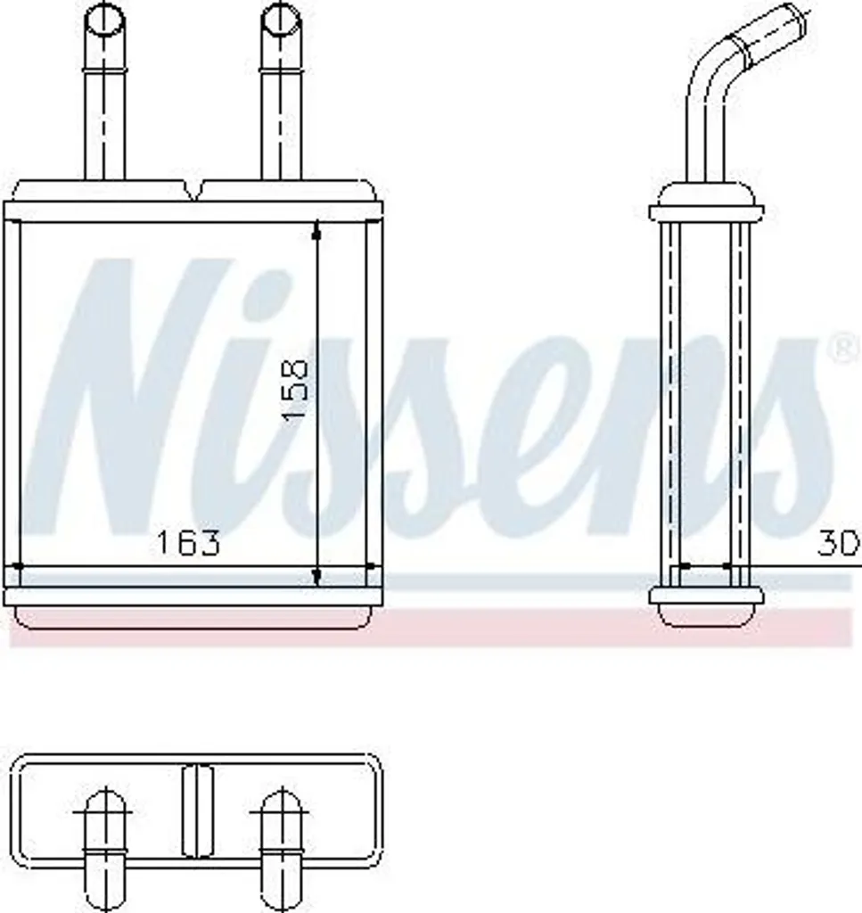 Radiateur de Chauffage Nissens 77621 pour Accent et Coupé OE 9721422900