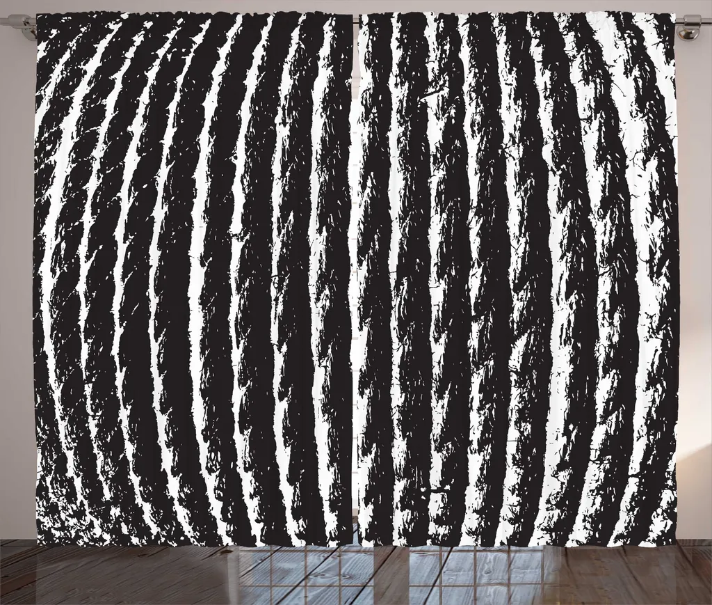 Rideau gris anthracite thème corde marine en tissu résistant 280x225