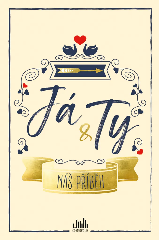 Album souvenir Já a ty Náš příběh avec reliure premium et design épuré