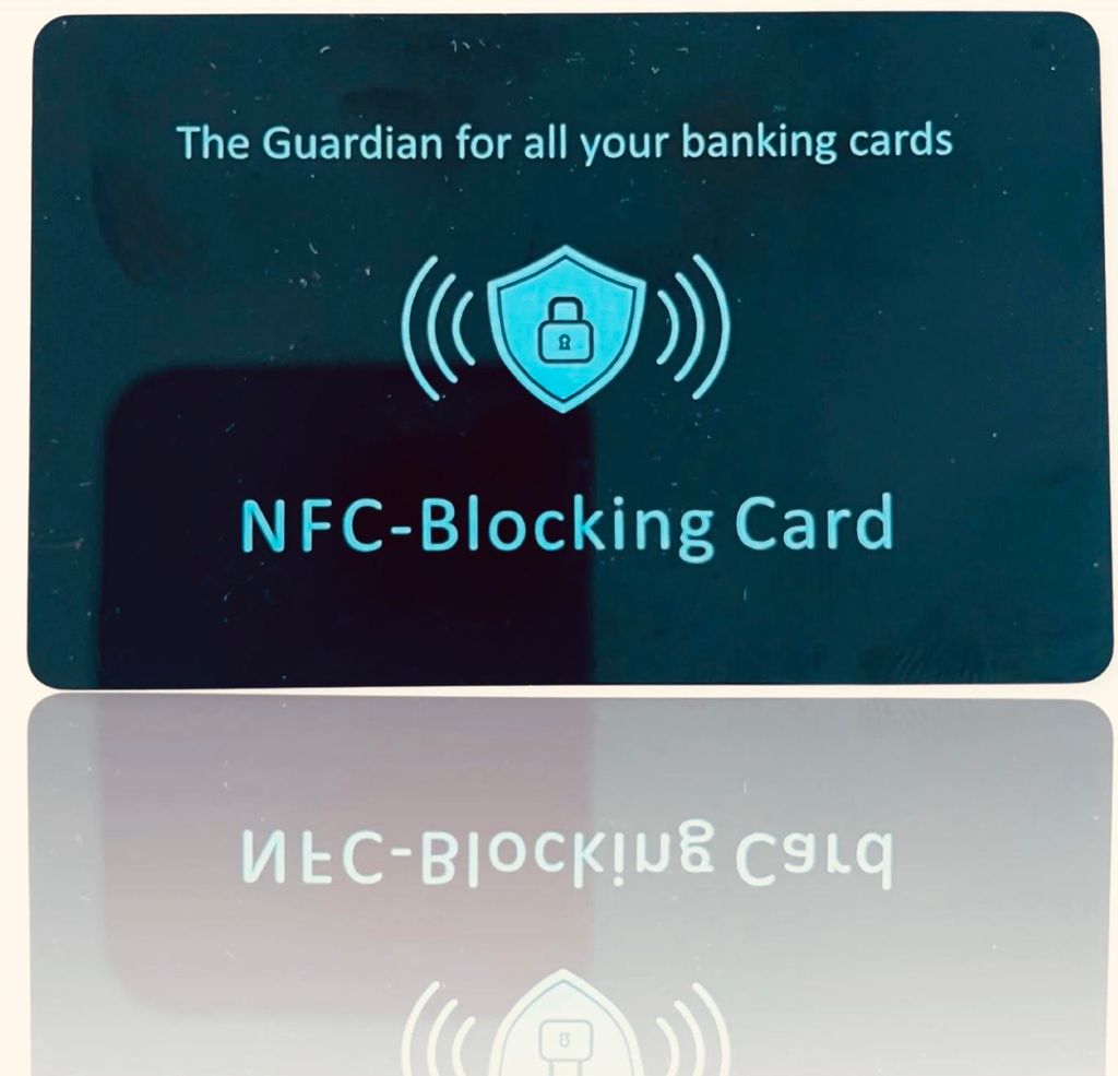 1x carte de blocage RFID / NFC, protection NFC pour vos Image du produit 