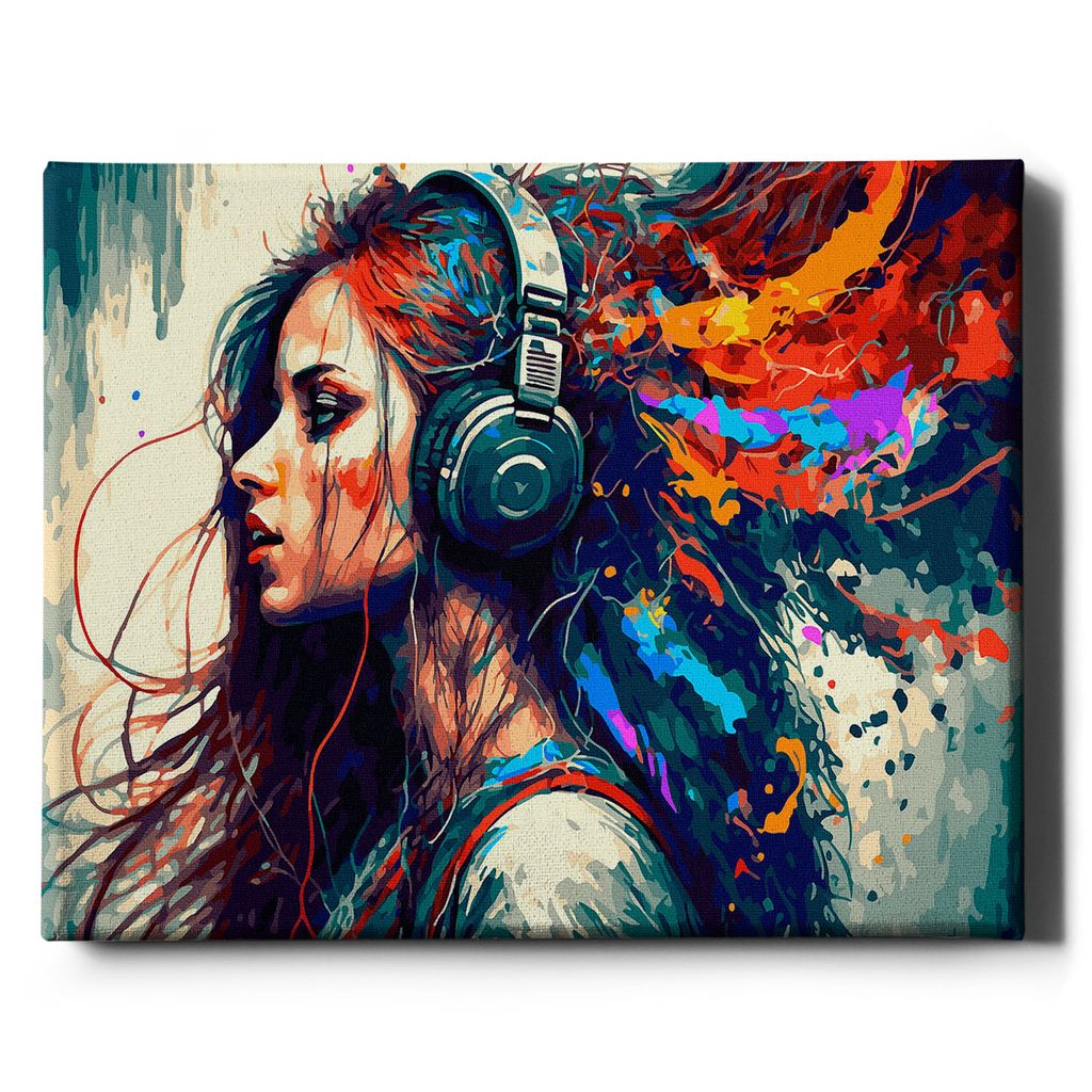 Oh Art! – Malen nach Zahlen Set – 40x50cm, mit Holzrahmen Produktbild 