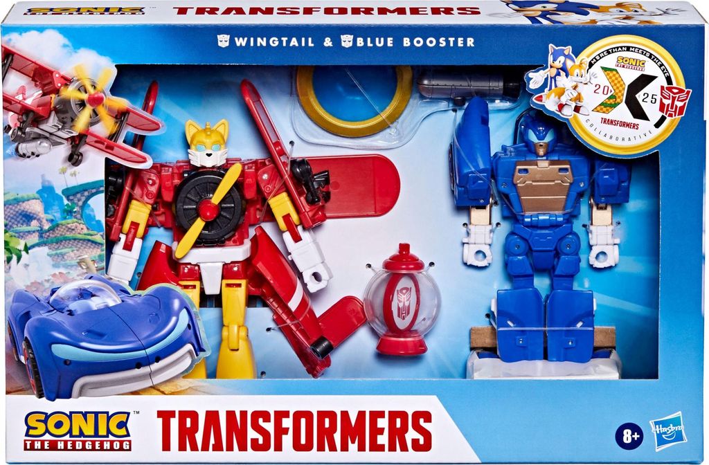 Sonic the Hedgehog x Transformers Actionfiguren 2er-Pack Produktbild 
